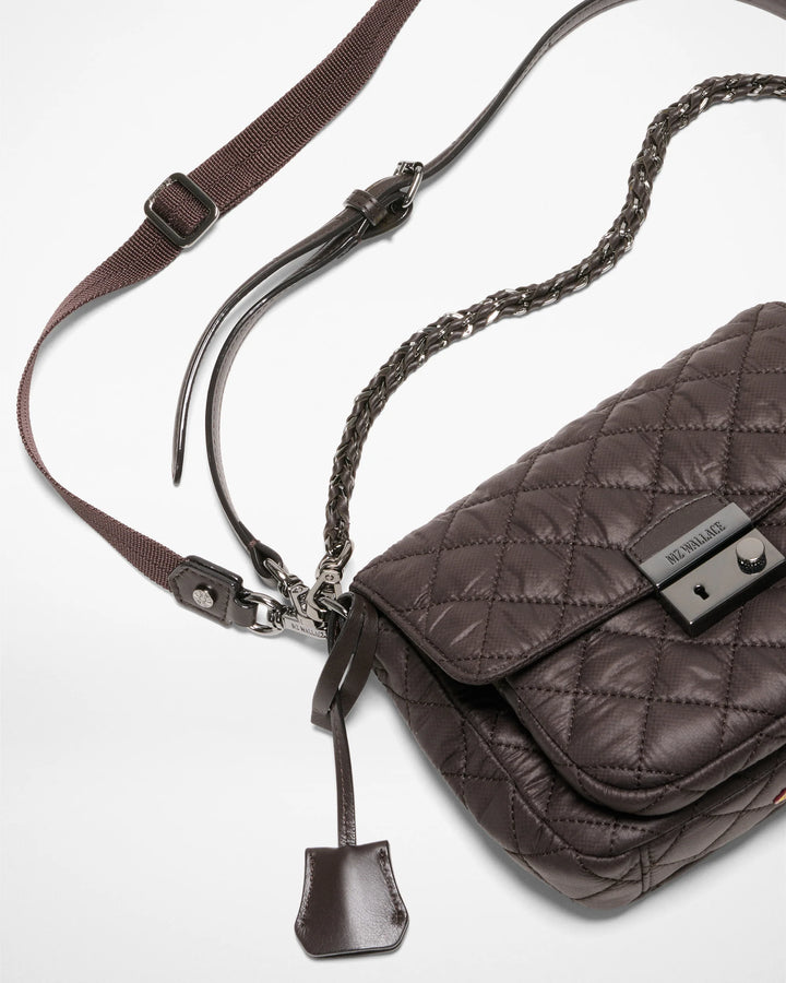 Small Crosby Lock Crossbody - Espresso
