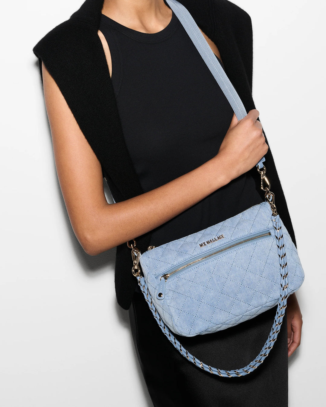 Crosby Ella Crossbody - True Light Denim