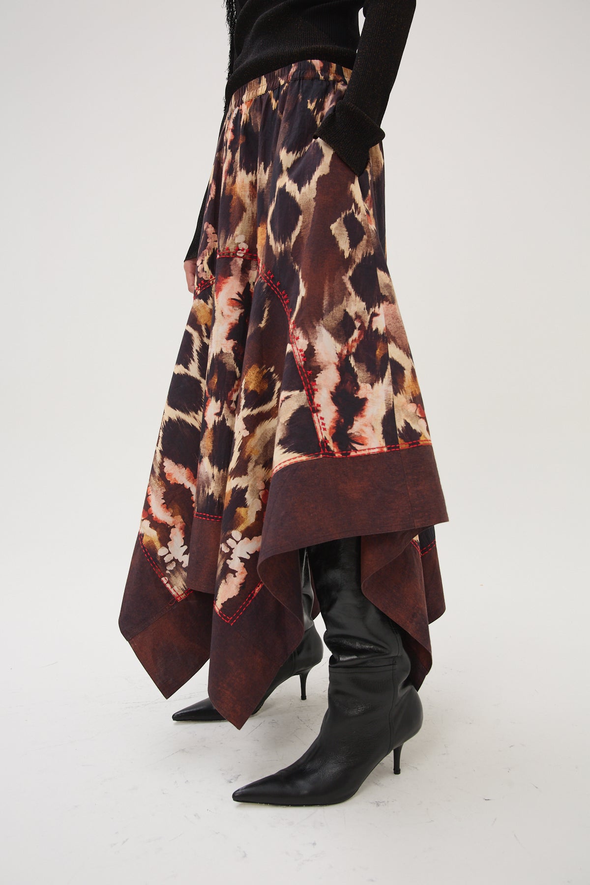 Fleetwood Elda Midi Skirt - Brown