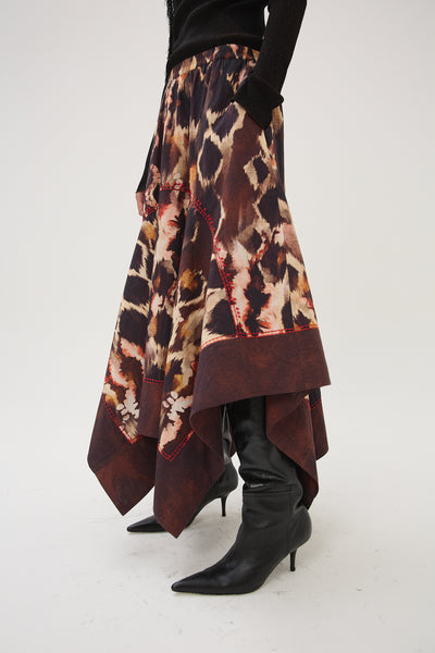 Fleetwood Elda Midi Skirt - Brown