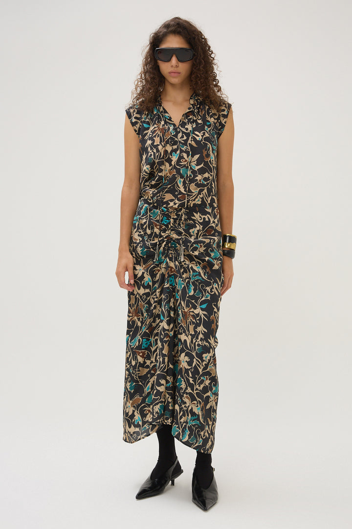 Berry Bonny Long Skirt - Black