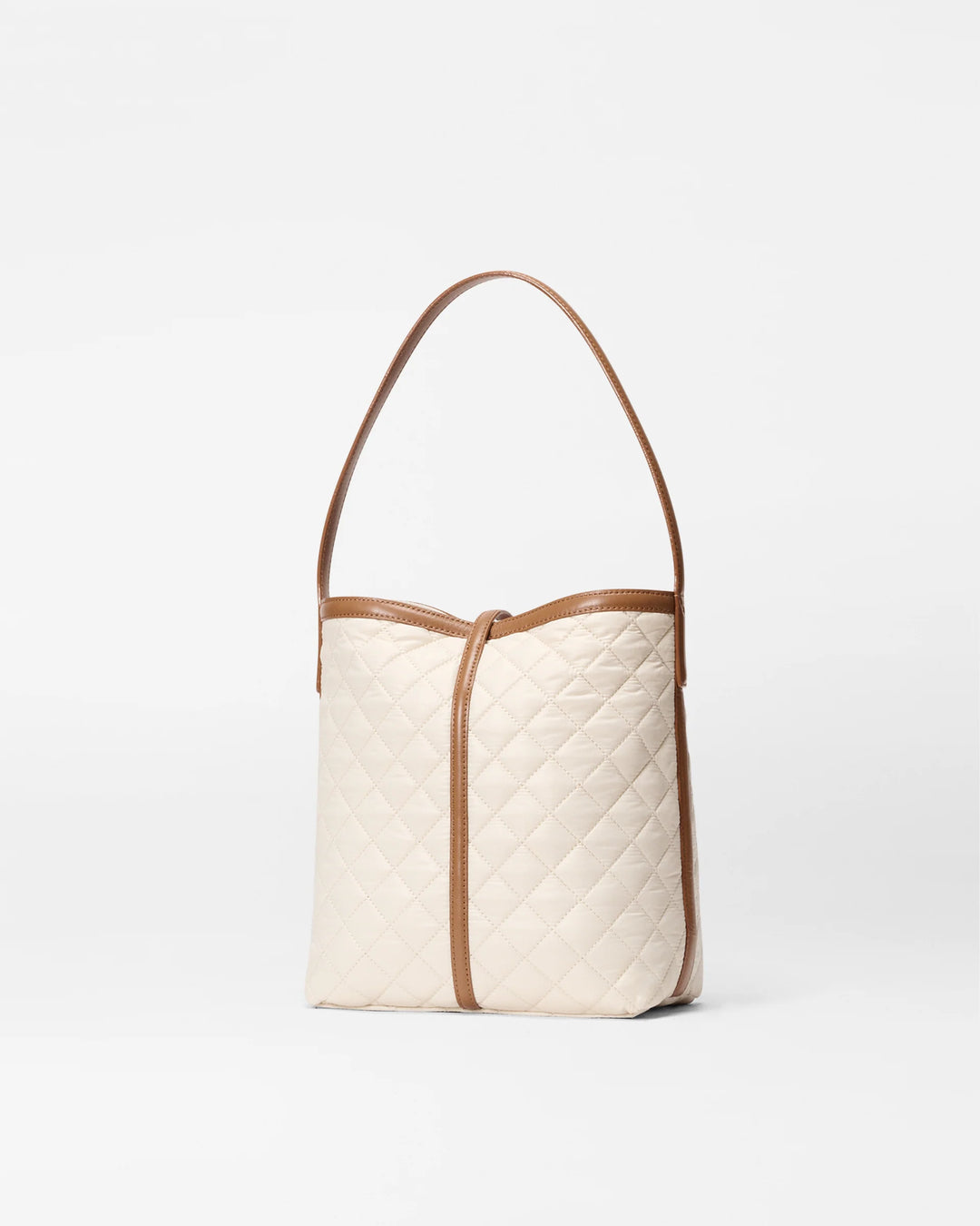 Small Astor Hobo - Sandshell with Brown