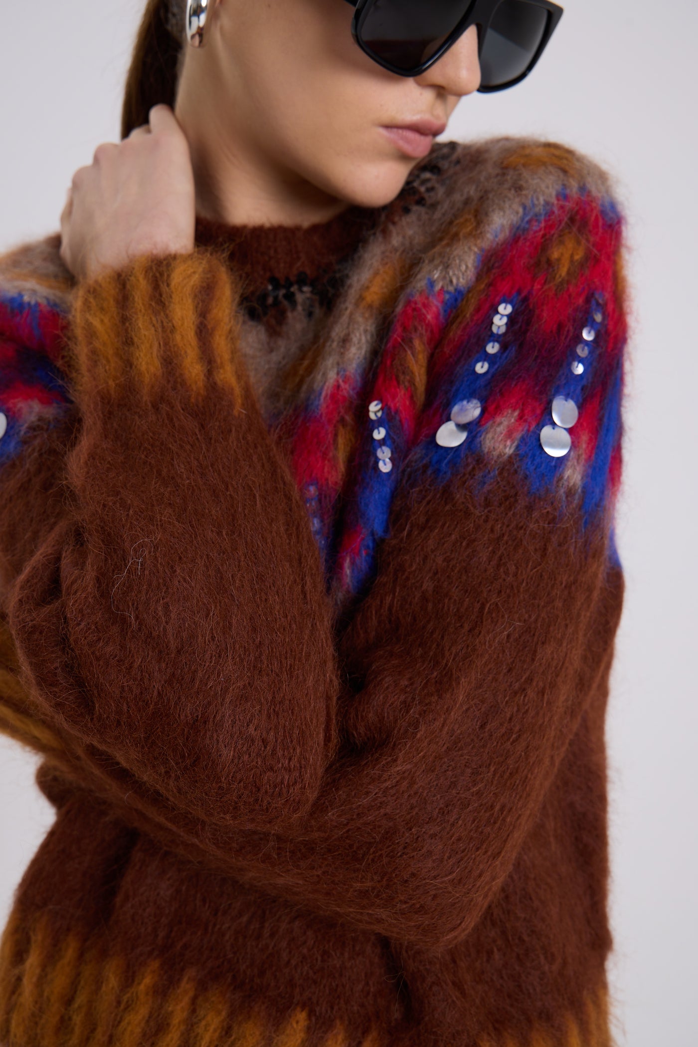 Brookside Creek Sweater - Brick