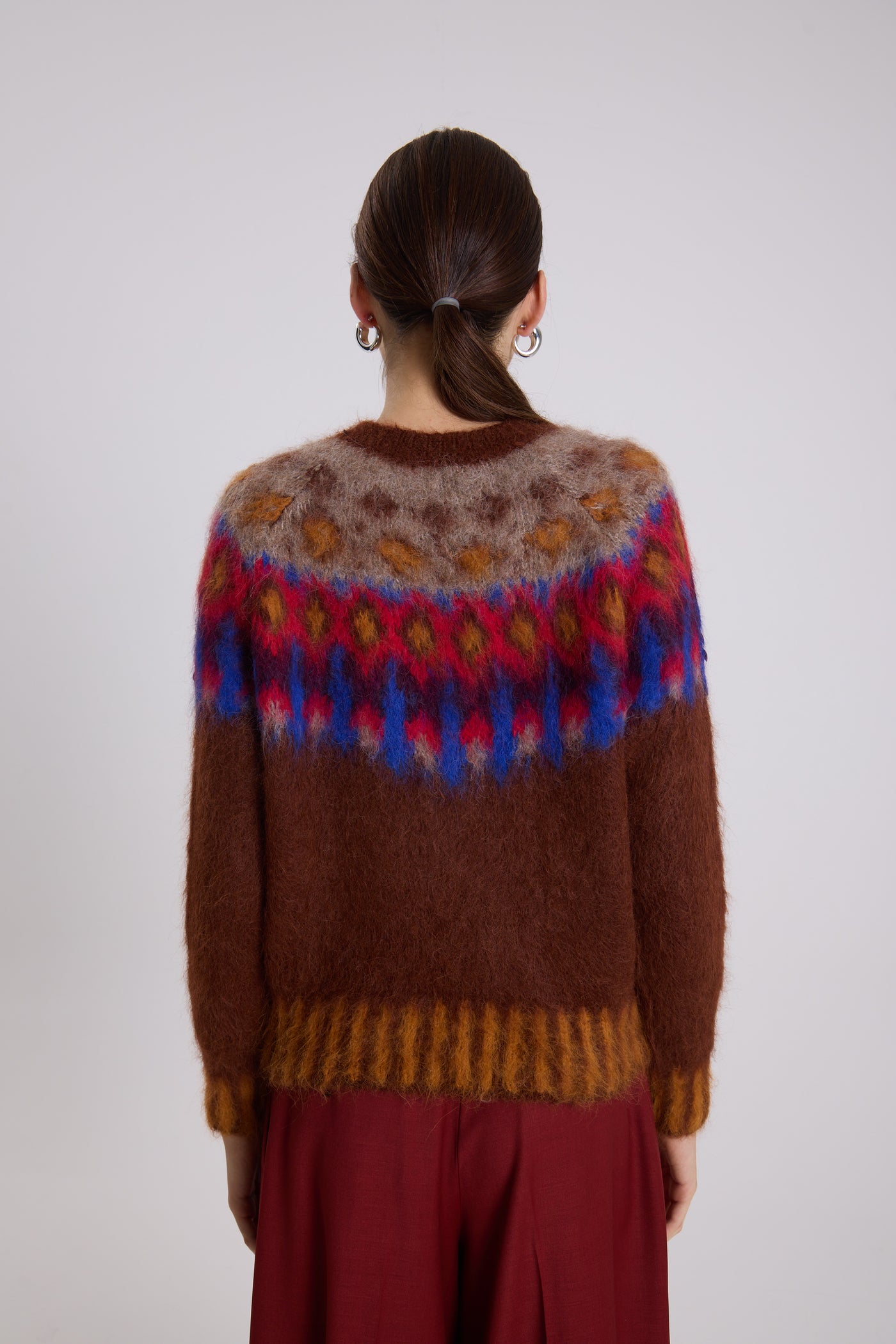 Brookside Creek Sweater - Brick