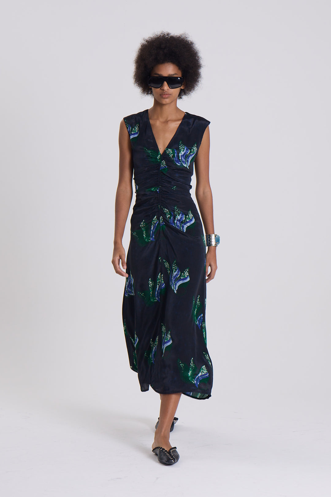 Melrose Tora Midi Dress - Blue