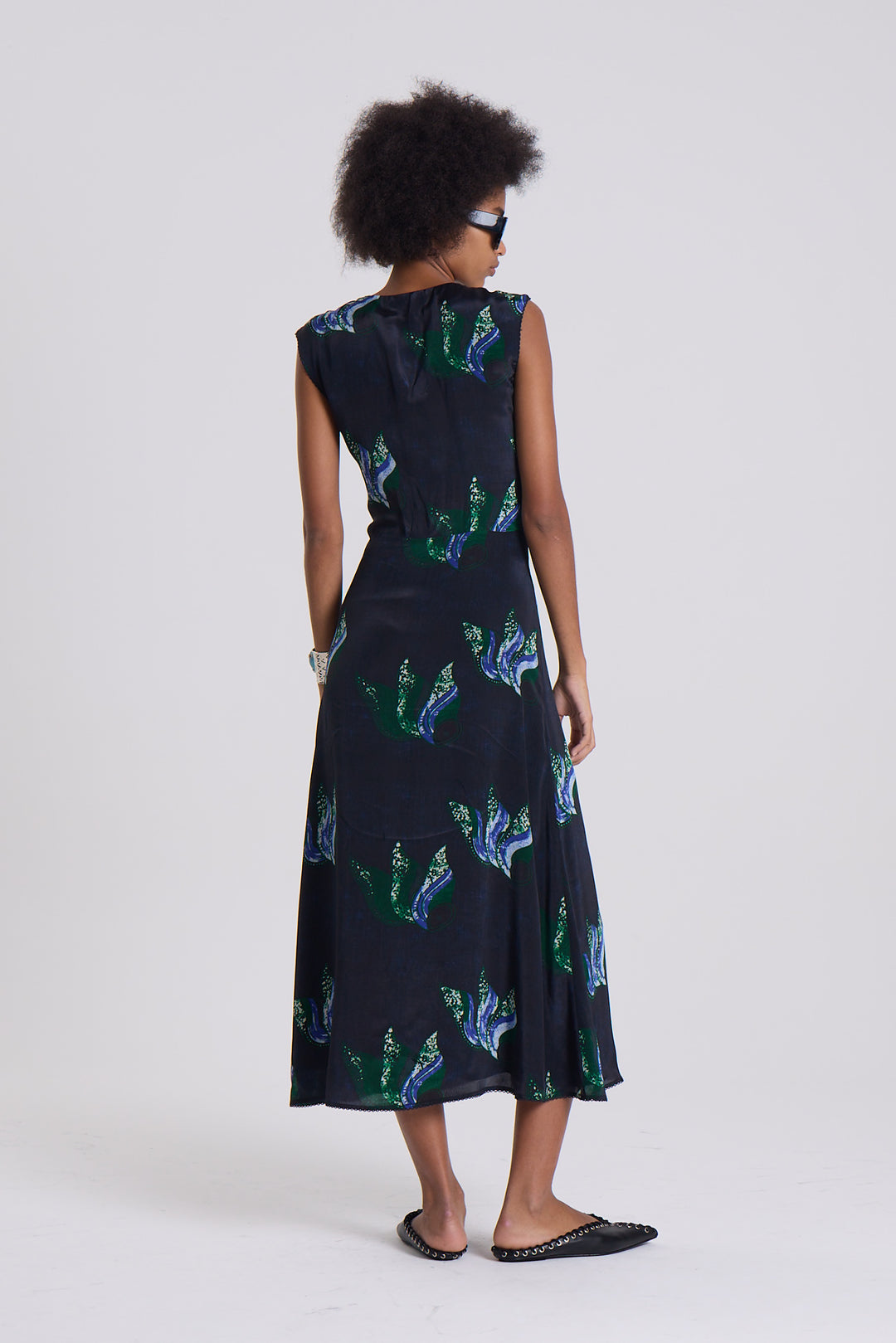 Melrose Tora Midi Dress - Blue