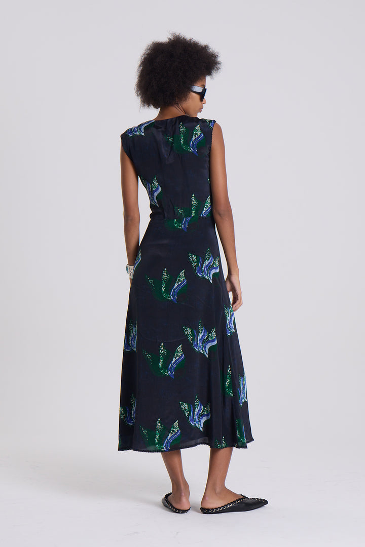Melrose Tora Midi Dress - Blue