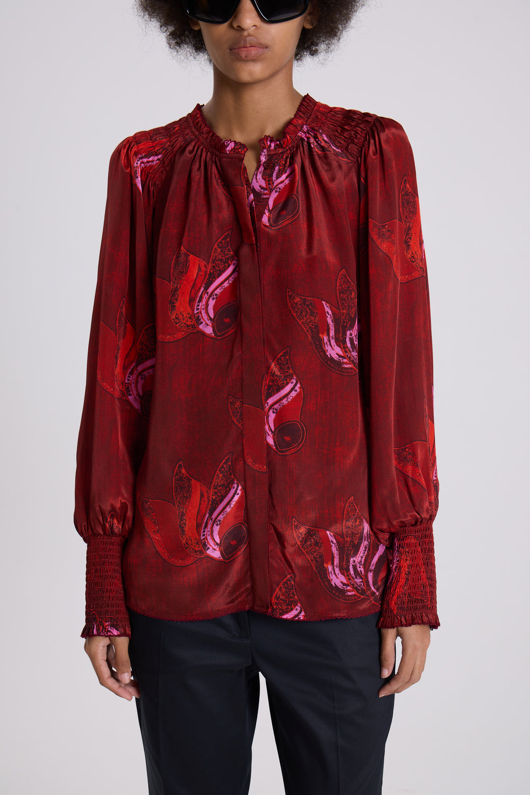 Melrose Julieta Blouse - Red