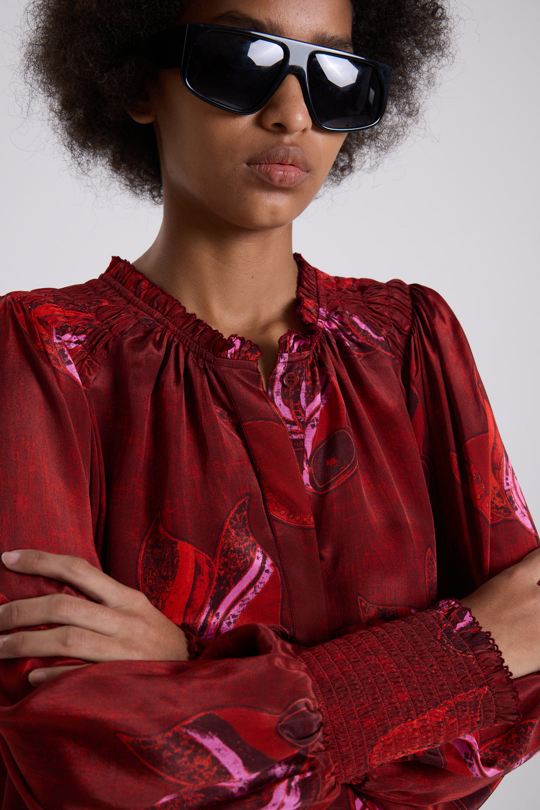 Melrose Julieta Blouse - Red