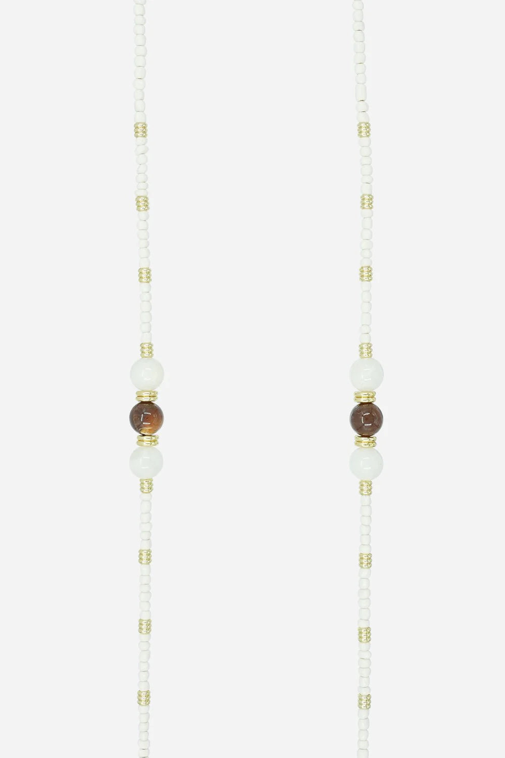 Iris Long Chain - Beige