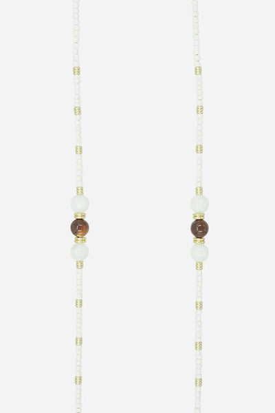 Iris Long Chain - Beige