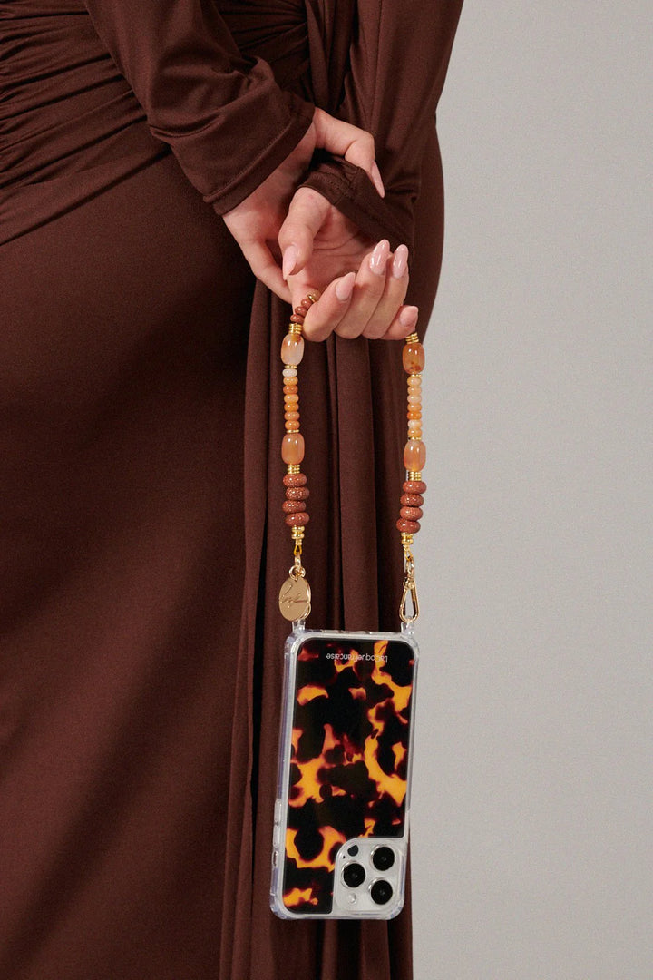 Meha Phone Chain - Brown