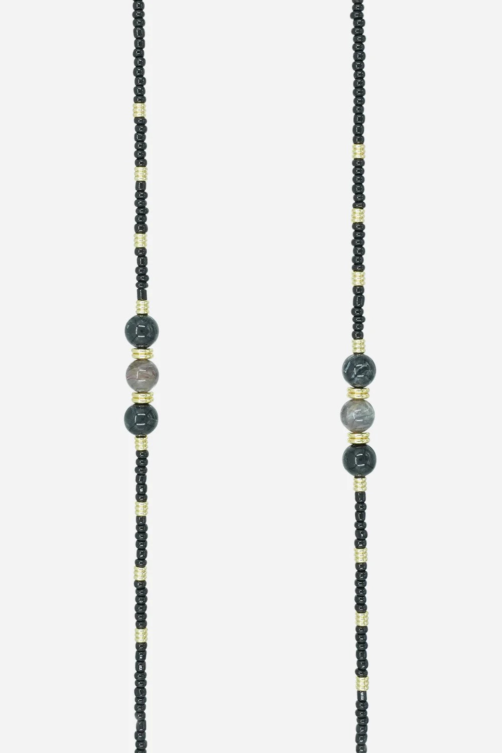 Iris Long Chain - Black