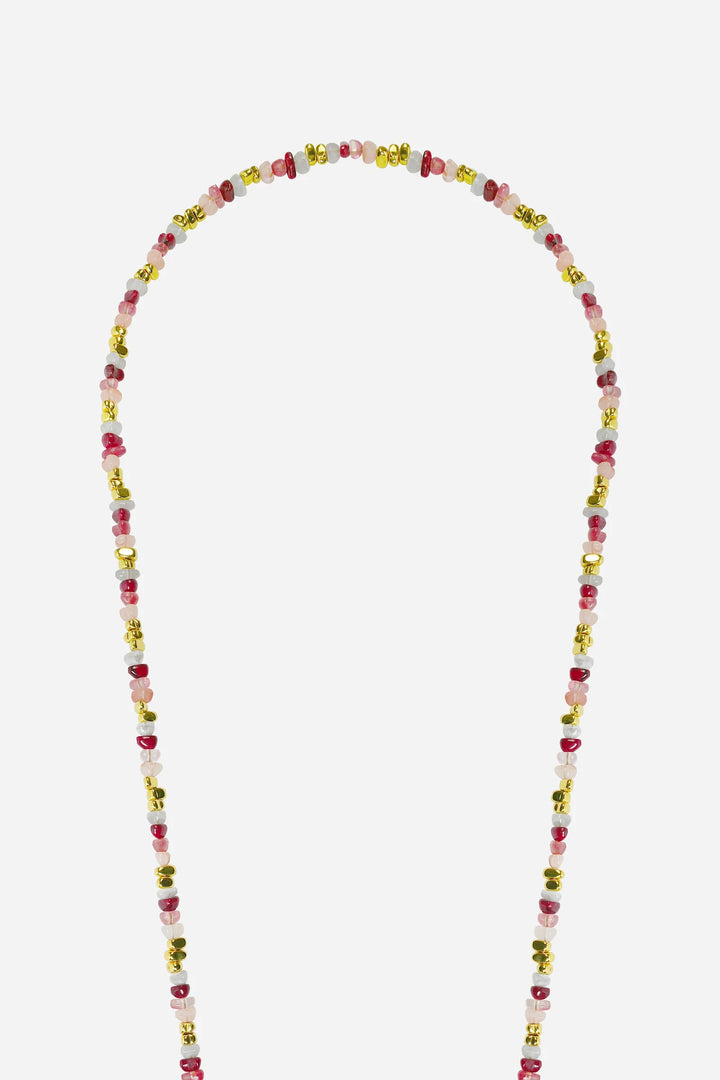 Liviya Long Chain - Rose Bordeaux