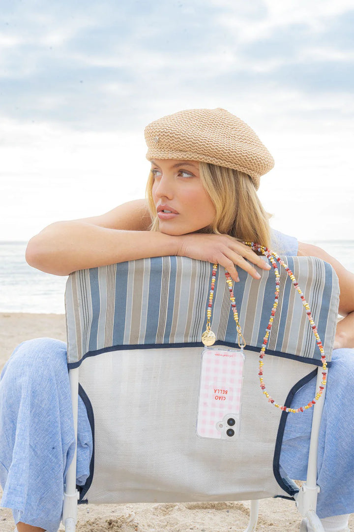 Liviya Long Chain - Rose Bordeaux