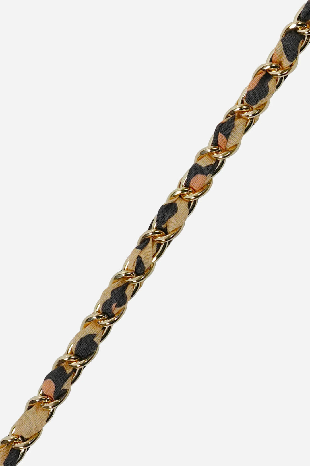 Cali Long Chain - Gold Leopard