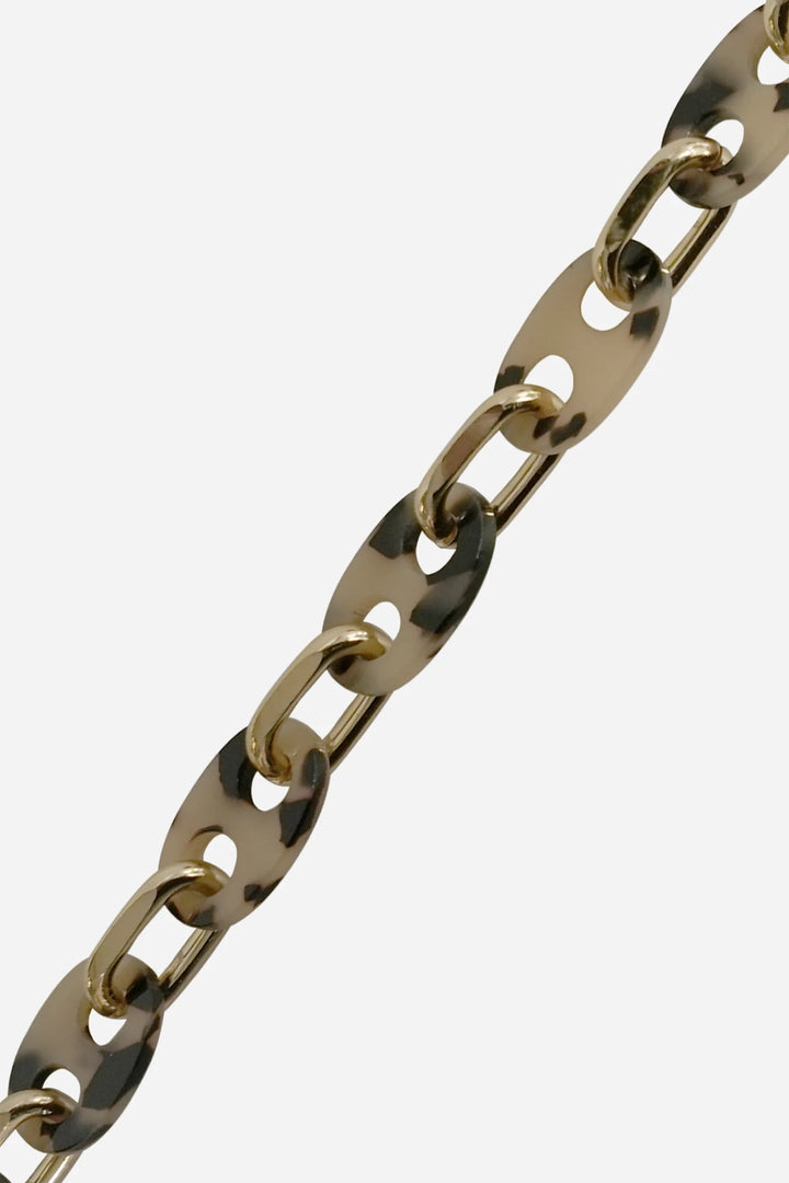 Becky Long Chain - Beige Tortoiseshell