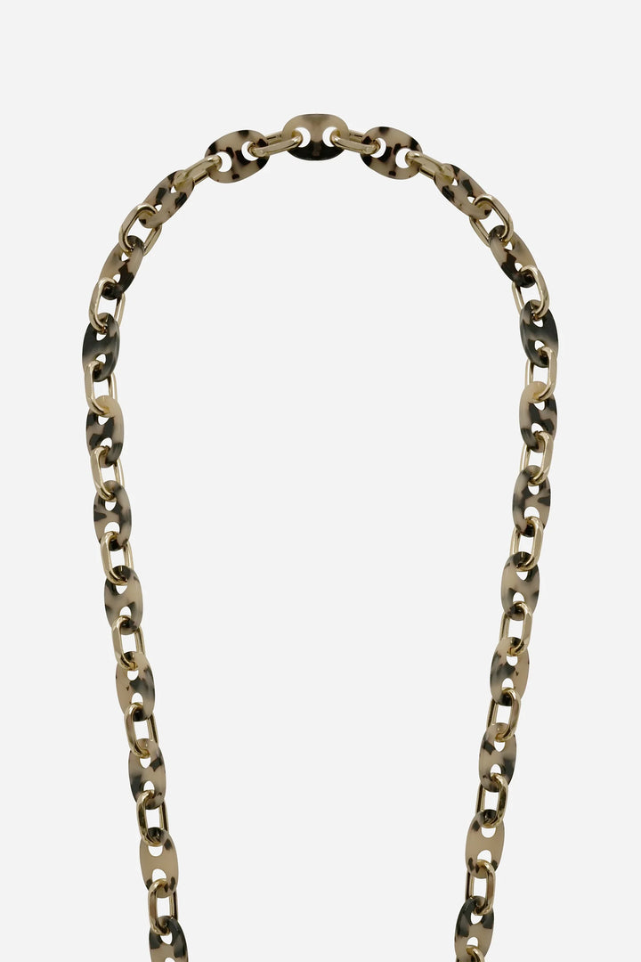 Becky Long Chain - Beige Tortoiseshell