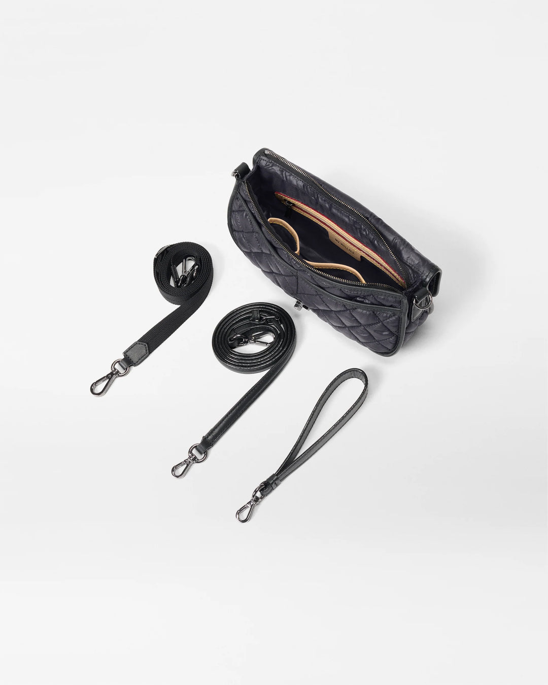 Small Astor Convertible Clutch - Black