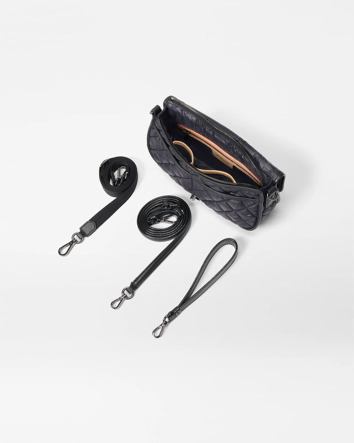 Small Astor Convertible Clutch - Black