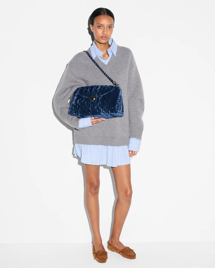 Crosby Lock Shoulder - Midnight Velvet