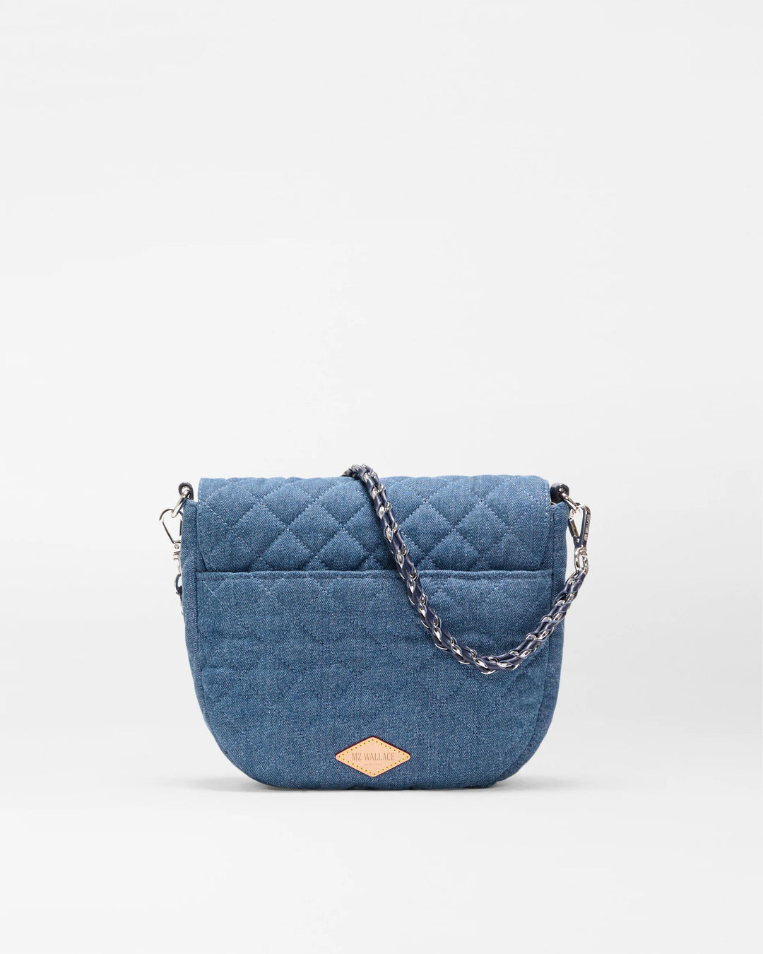 Crosby Lock Saddle Crossbody - True Blue Denim