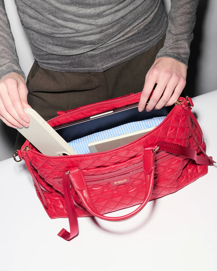 Medium Park Satchel - Apple