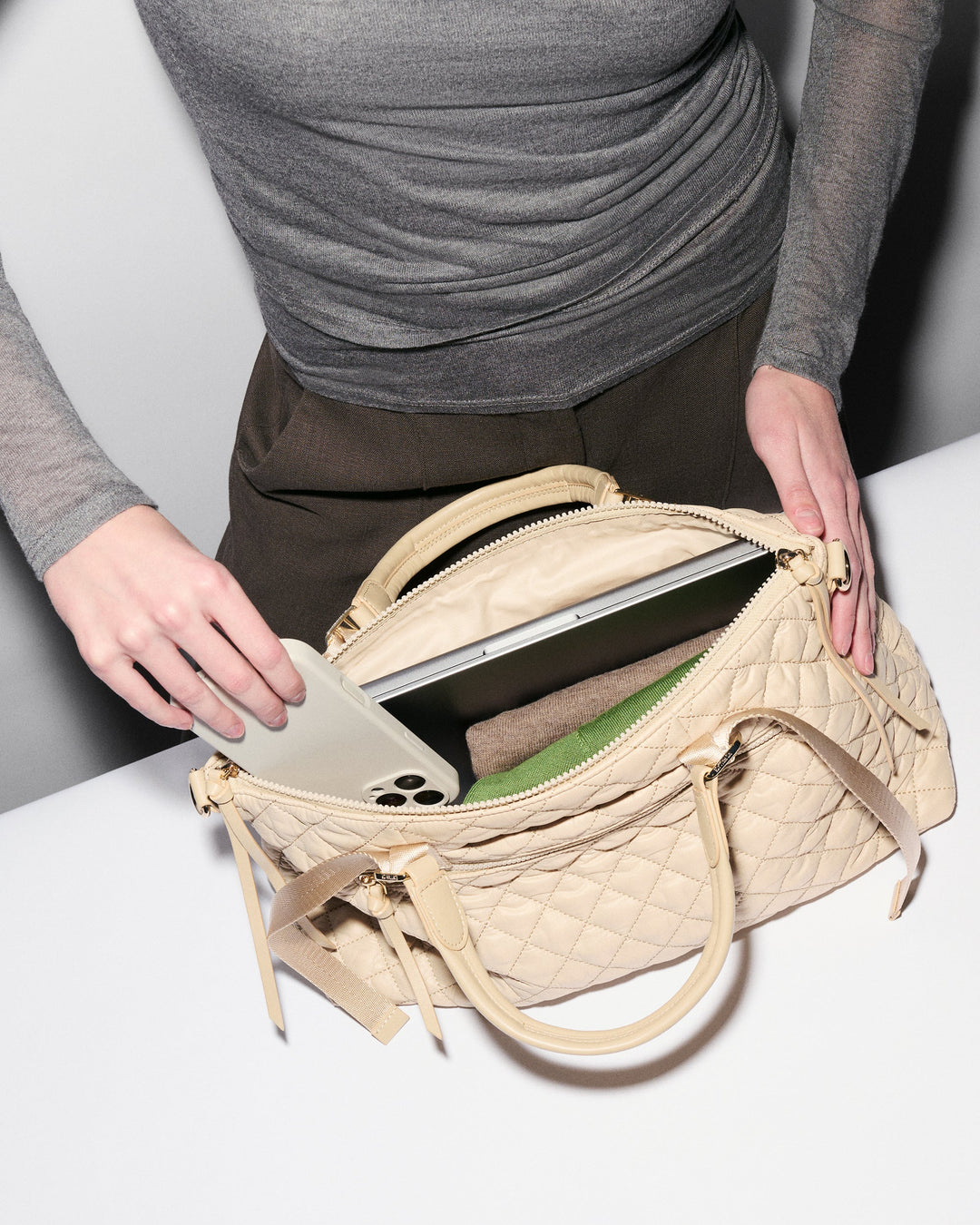 Medium Park Satchel - Buff