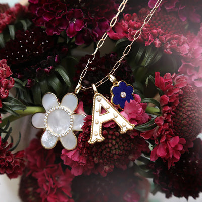 Petal Charm - Lapis