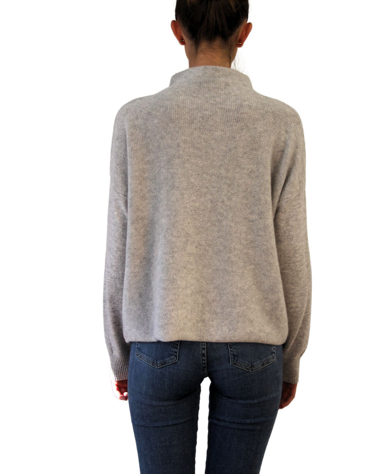 Amanda Cashmere Pullover- Foggy