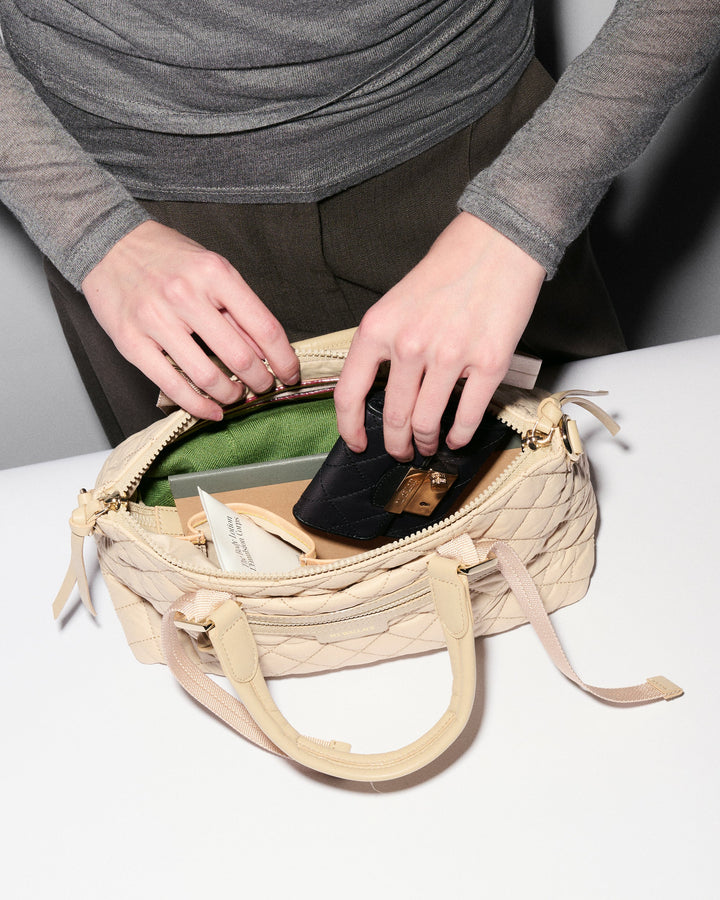 Small Park Satchel - Buff