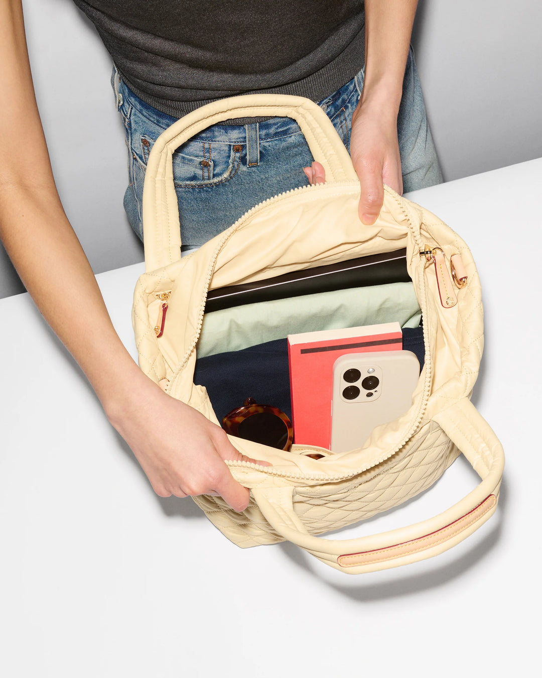 Small Metro Tote Deluxe - Chamomile