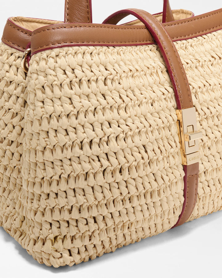 Mini Crochet Astor Top Handle - Camel Crochet