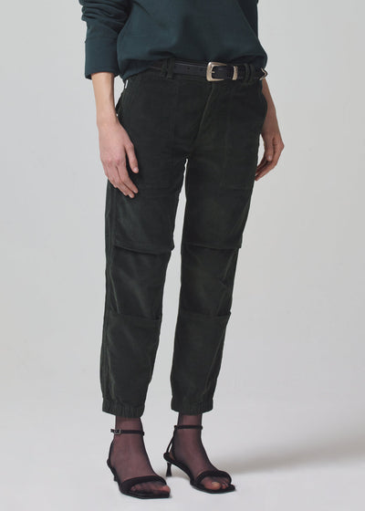 Agni Utility Trouser Corduroy - Seaweed