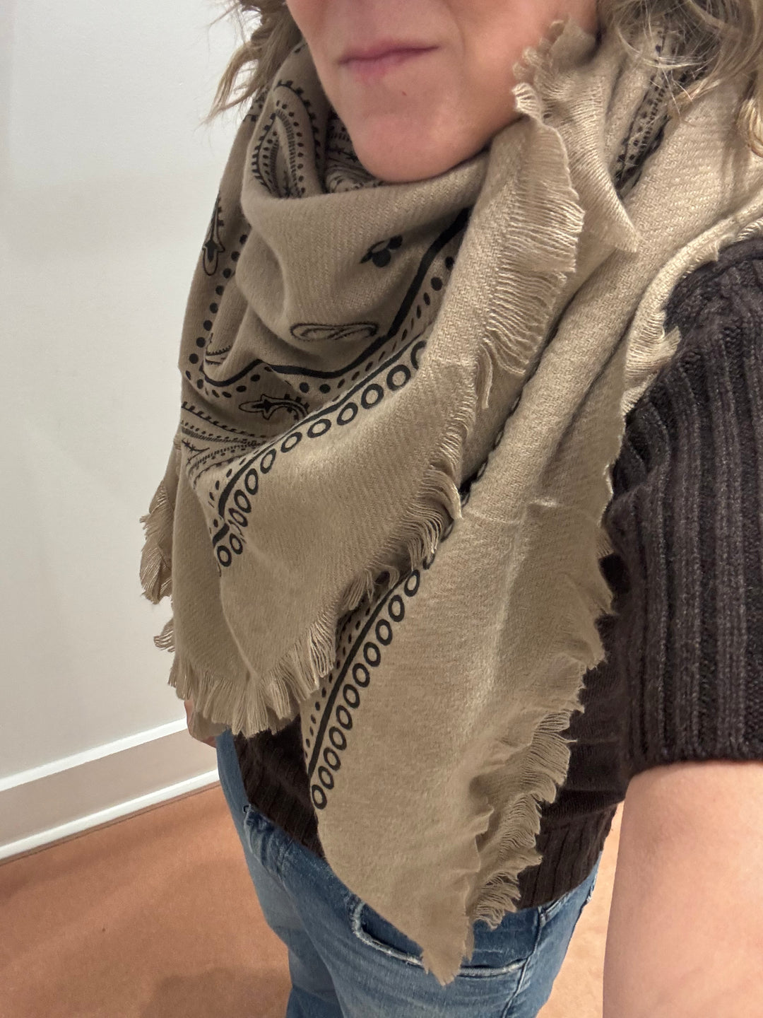 Large Bandana Scarf - Mole