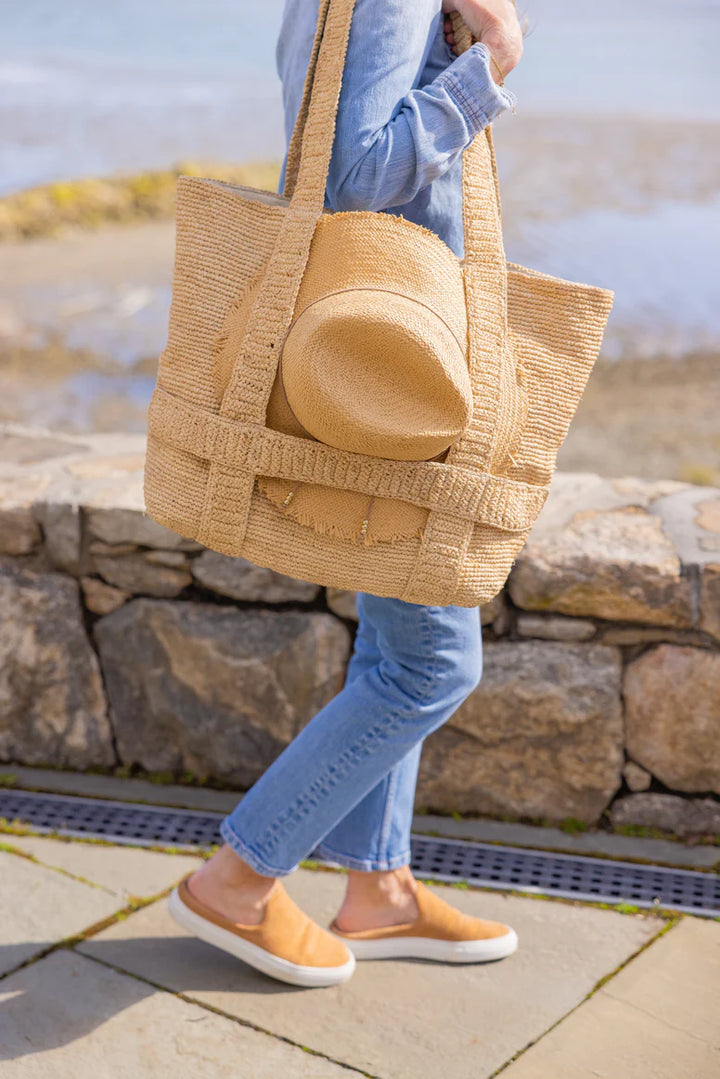 Original Straw Traveler Bag - Natural Solid