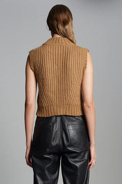 Ada Sweater Tank - Camel