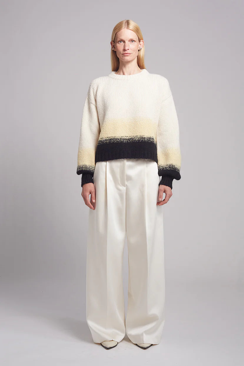 Sonia Sweater - Ivory/Butter/Black