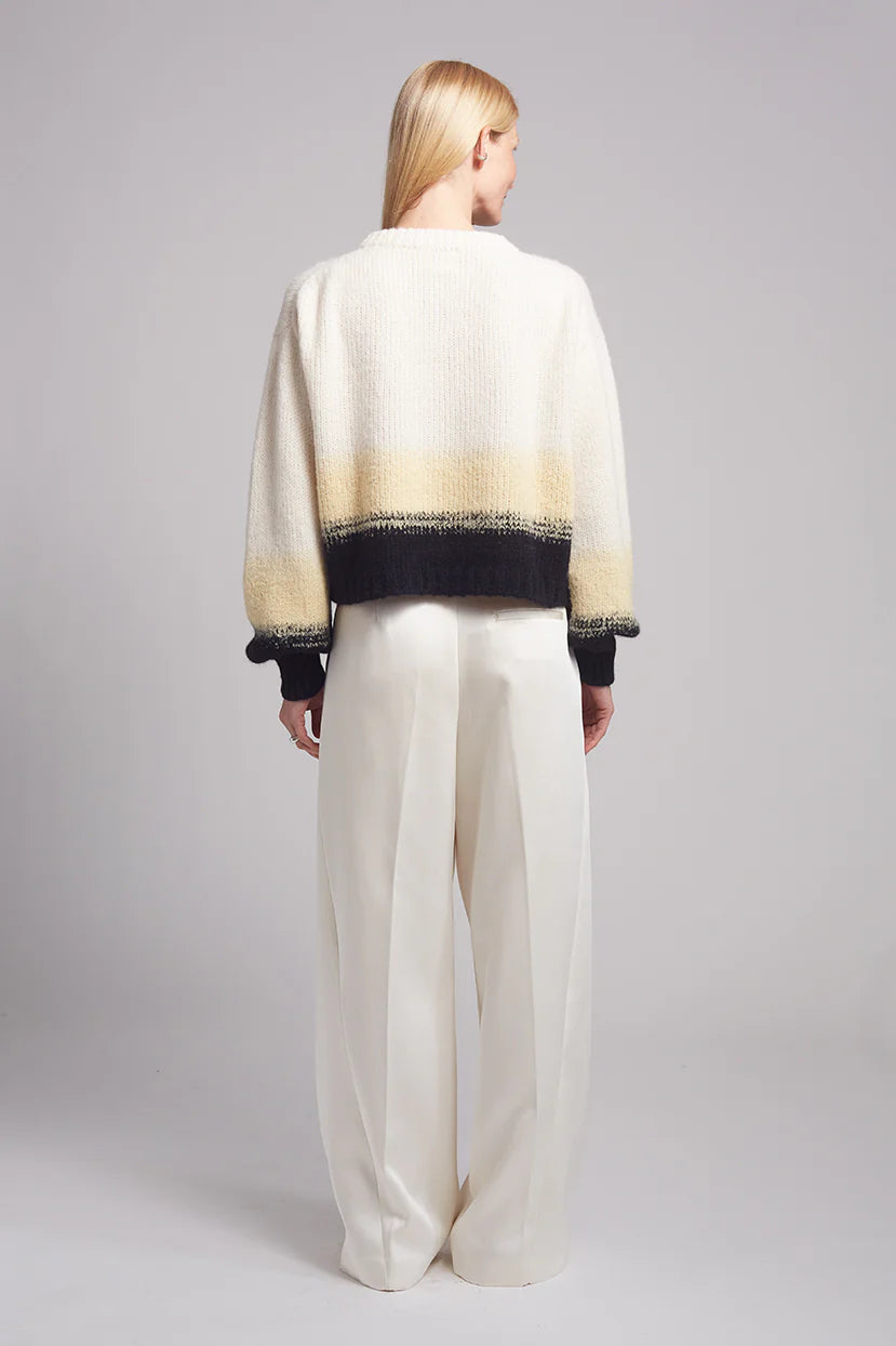 Sonia Sweater - Ivory/Butter/Black