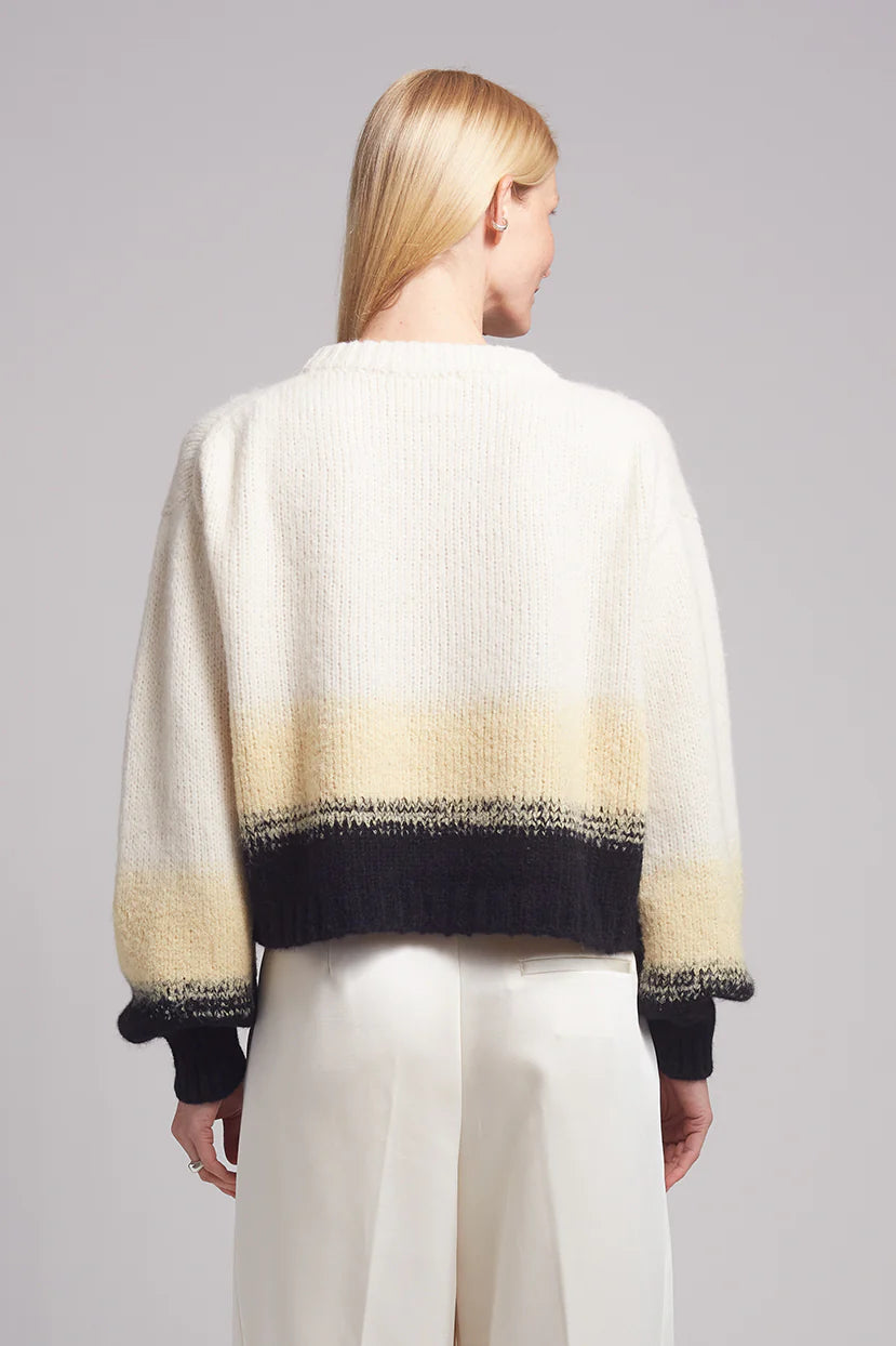 Sonia Sweater - Ivory/Butter/Black