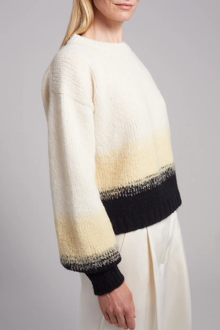 Sonia Sweater - Ivory/Butter/Black