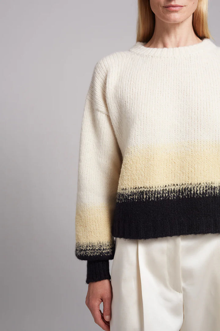 Sonia Sweater - Ivory/Butter/Black