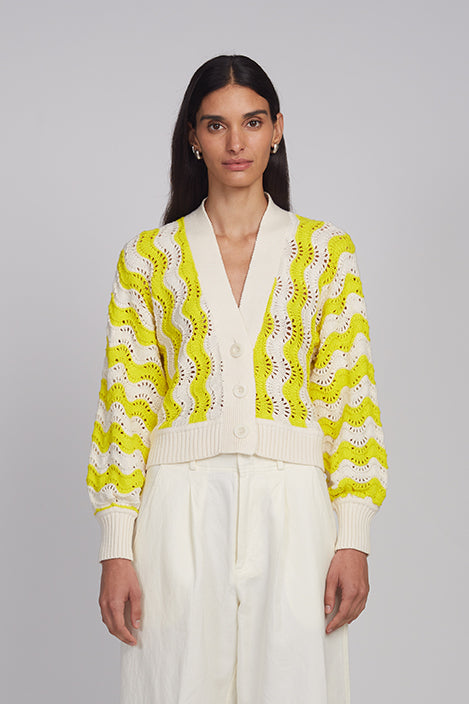 Luna Cardi - Ivory + Limone