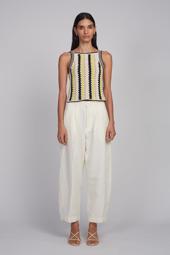 Kerry Crochet Tank - Multi