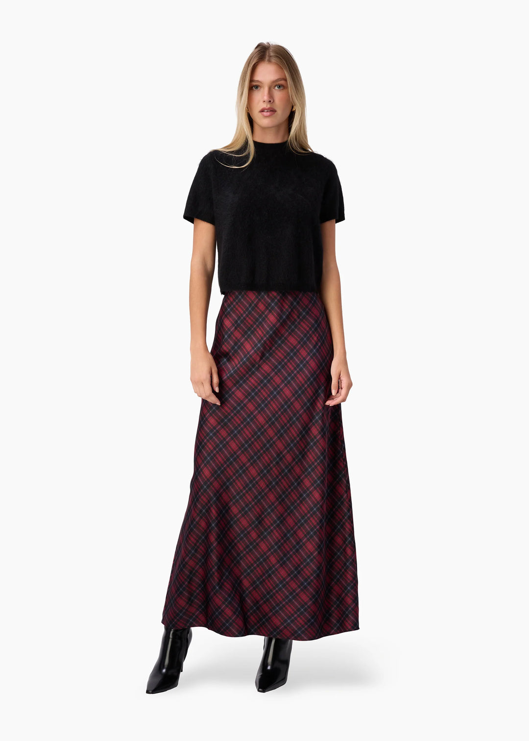 Aviva Maxi Skirt - Tartan