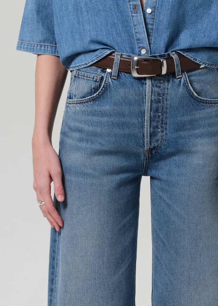 Ayla Raw Hem Crop - Telegraph