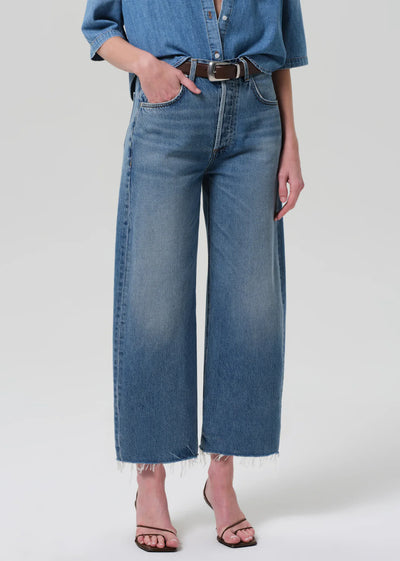 Ayla Raw Hem Crop - Telegraph