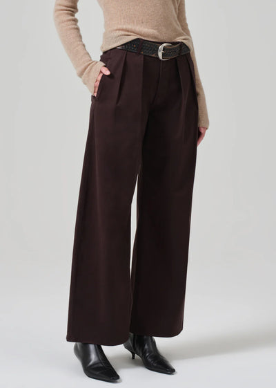 Petra Pleated Trouser - Clove