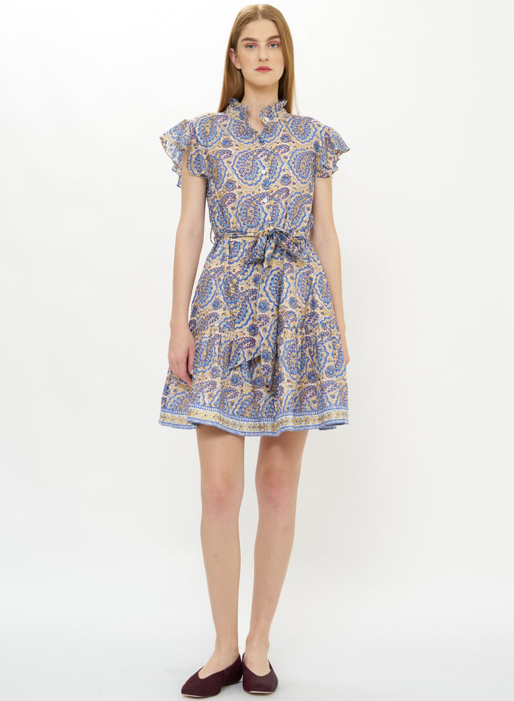 Ruffle Collar Button Mini - Izmir