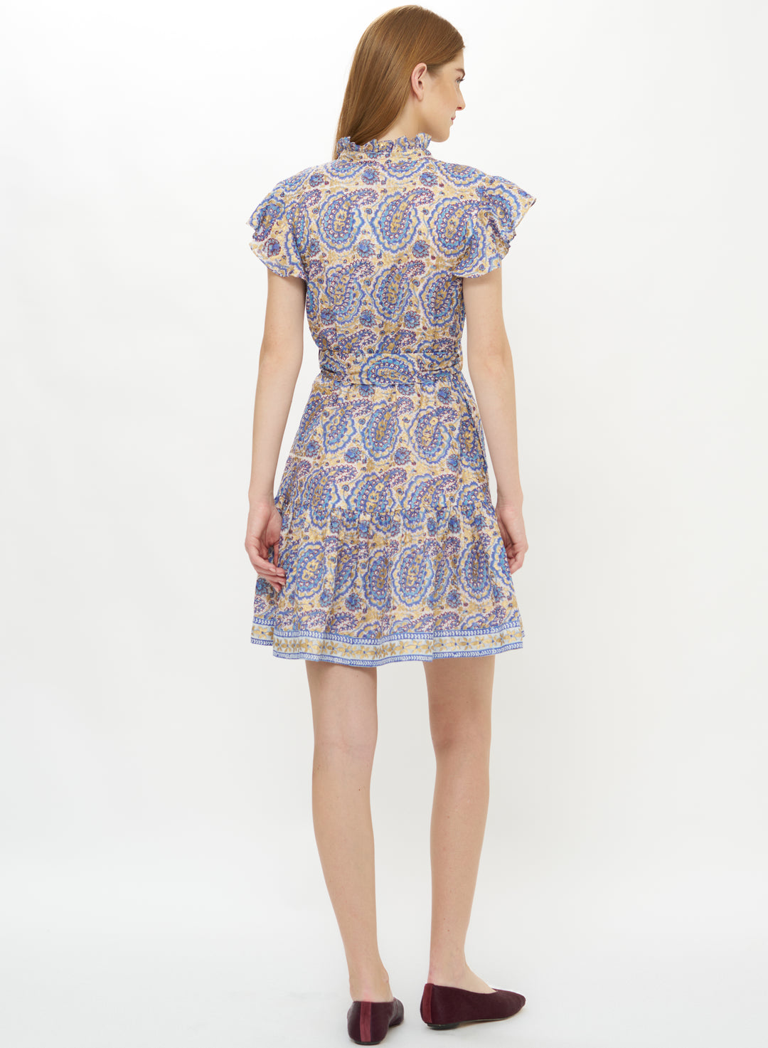Ruffle Collar Button Mini - Izmir